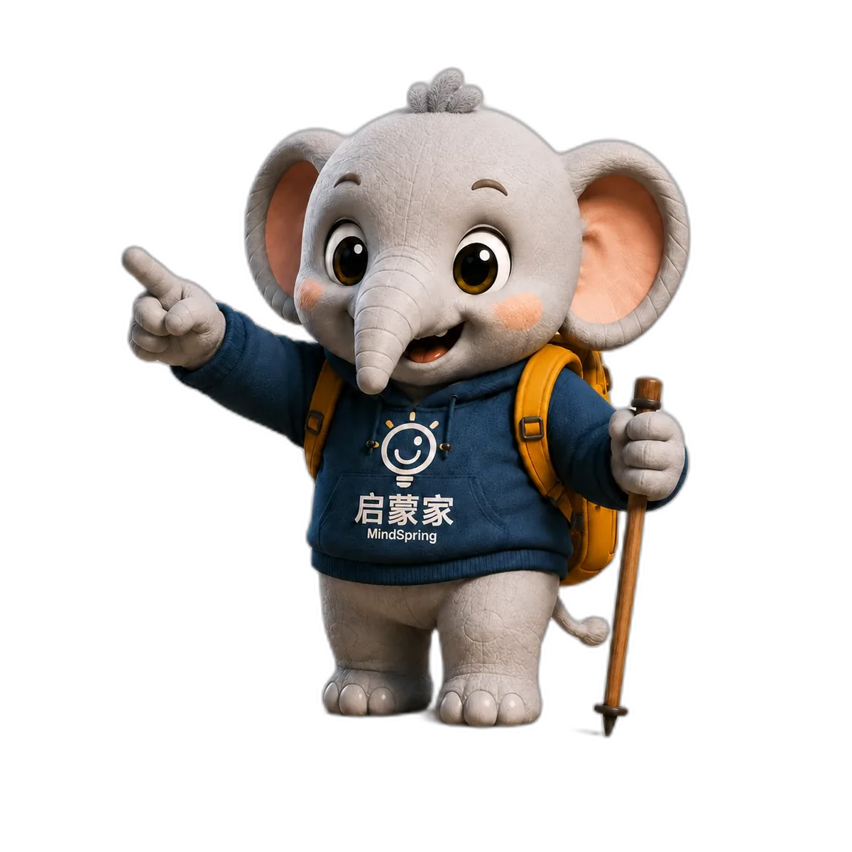 启蒙家吉祥物:背起行囊,向真实经历出发
